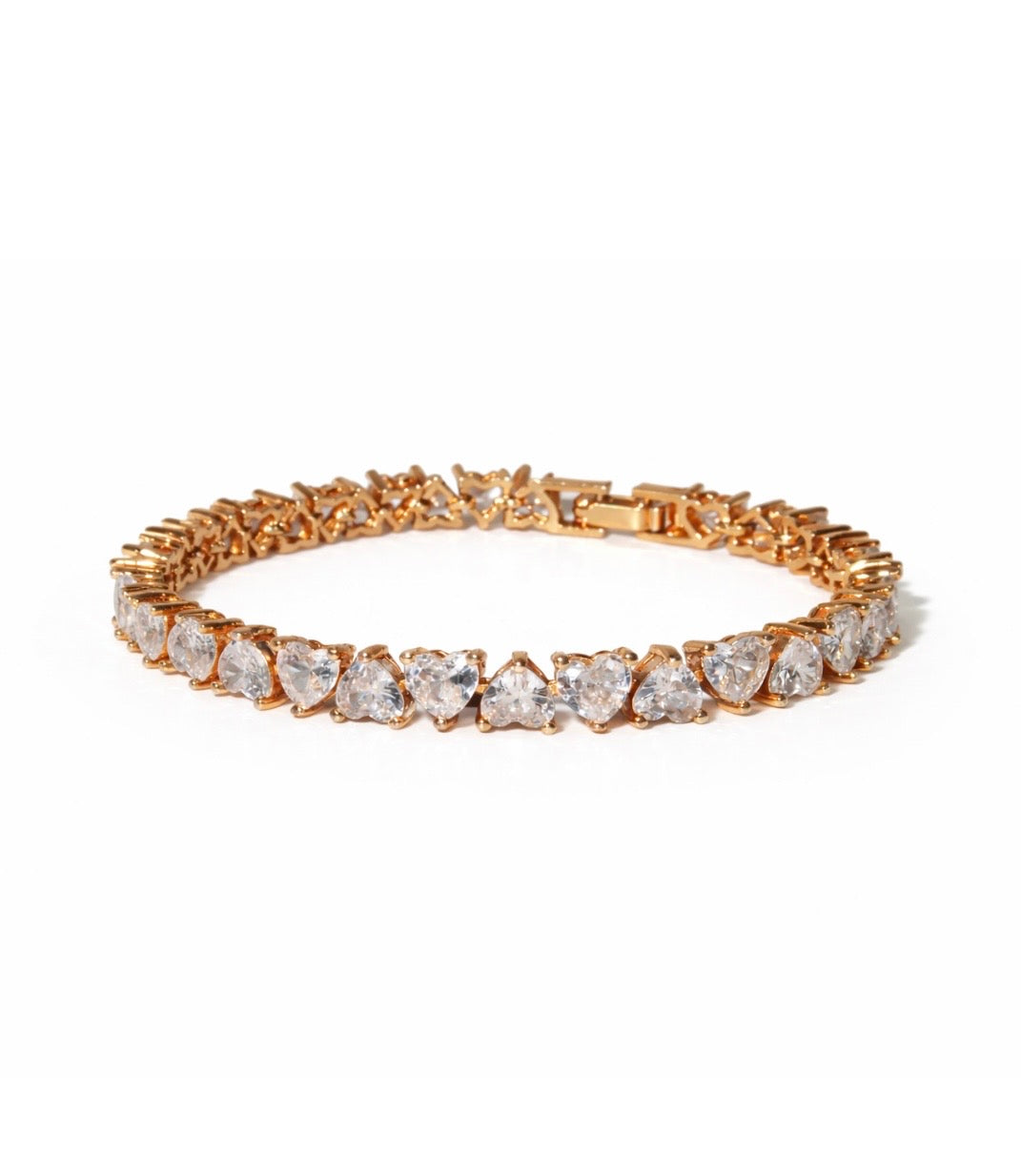 Heart Tennis Bracelet